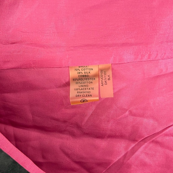 Womens Andrew Marc New York Cotton Silk Solid Black Sleeveless Mesh Dress Size 4 - Picture 4 of 4